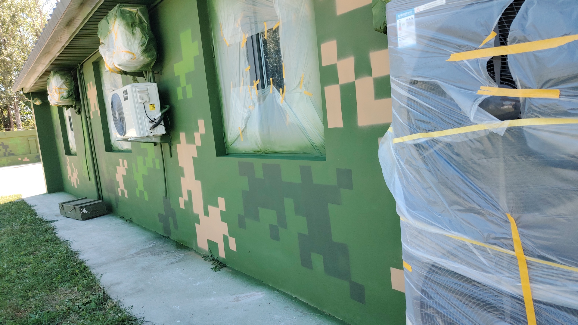 宁夏外墙迷彩漆施工多少钱 伪装迷彩漆  